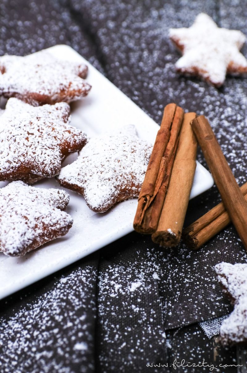 Weihnachts Krapfen Zimtige Hefeteig Sterne Filizity Food Blog