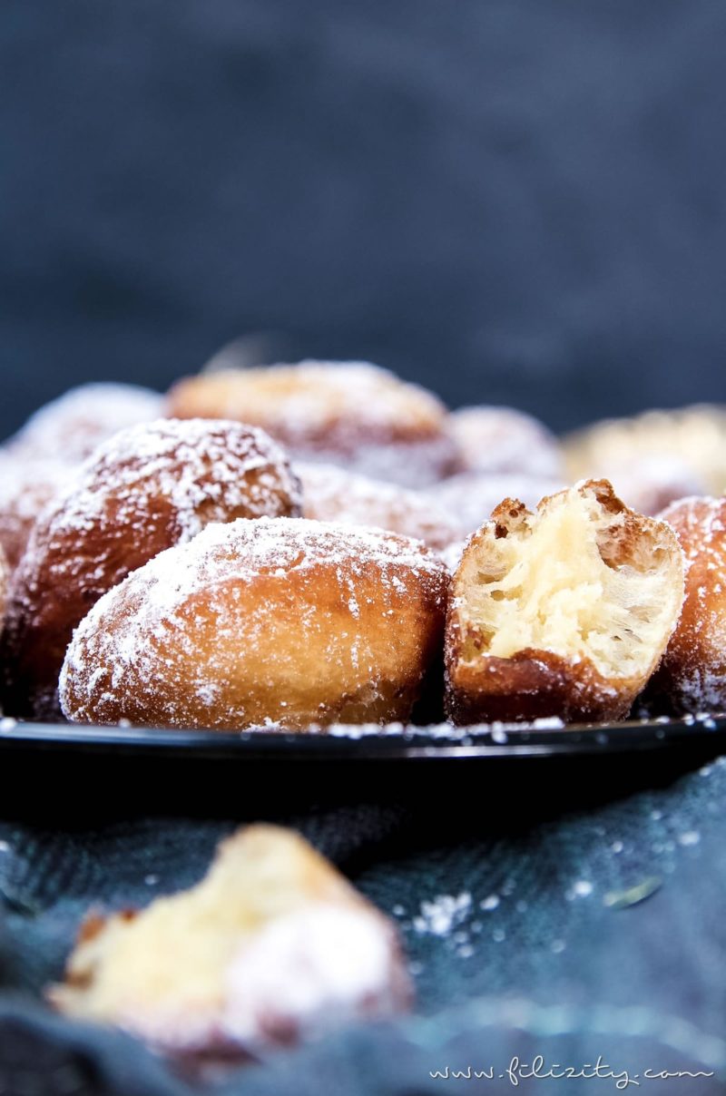 Fasching-Rezept: Mini-Krapfen - Berliner ohne Füllung | Filizity.com