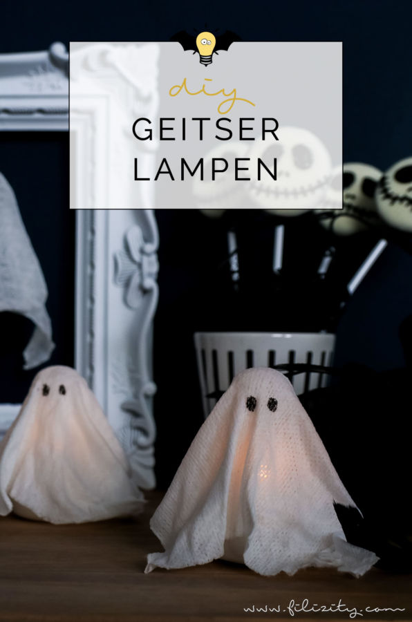 Schaurig-süße Halloweendeko Selber Machen: DIY Geister-Lampen Und ...